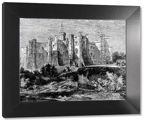 Brancepeth Castle, Durham, 1858. Creator: Smyth