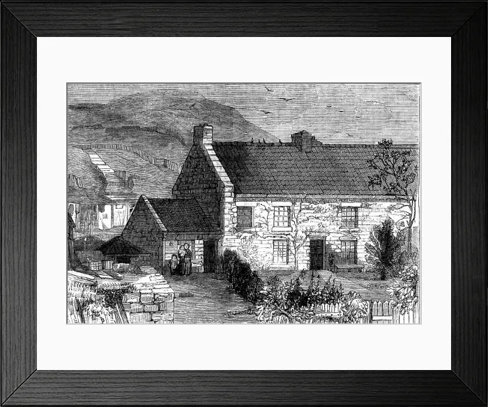 Framed Print : The Birthplace of Mr. Robert Stephenson, M.P. C.E. 1858. Creator: Unknown Framed Print : The Birthplace of Mr. Robert Stephenson, M.P. C.E. 1858. Creator: Unknown