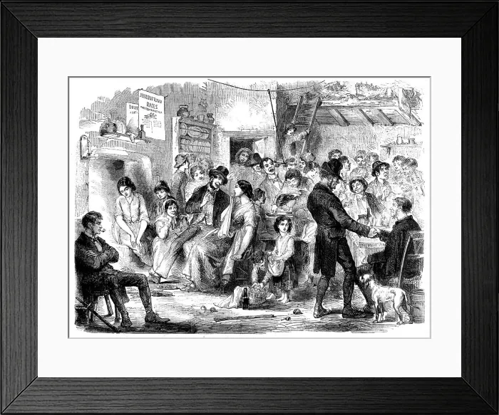 Framed Print : Allhallow-Eve - a sketch in Kilkenny by Edmund Fitzpatrick, 1858. Creator: Unknown. Allhallow-Eve - a sketch in Kilkenny by Edmund Fitzpatrick, 1858. Creator: Unknown Framed Print : Allhallow-Eve - a sketch in Kilkenny by Edmund Fitzpatrick, 1858. Creator: Unknown. Allhallow-Eve - a sketch in Kilkenny by Edmund Fitzpatrick, 1858. Creator: Unknown