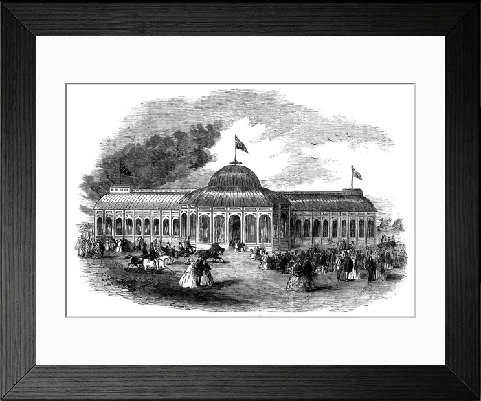 Framed Print : The Crystal Palace at Toronto, Canada, 1858. Creator: Unknown Framed Print : The Crystal Palace at Toronto, Canada, 1858. Creator: Unknown