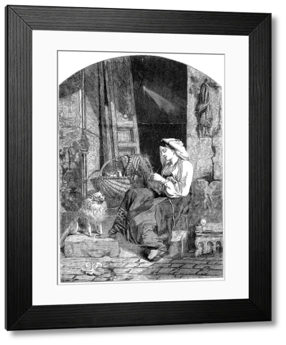 Framed Print : La Culla - painted by Williams - one of the prize pictures of the Glasgow Art Union, 1858. Creator: Unknown. La Culla - painted by Williams - one of the prize pictures of the Glasgow Art Union, 1858. Creator: Unknown Framed Print : La Culla - painted by Williams - one of the prize pictures of the Glasgow Art Union, 1858. Creator: Unknown. La Culla - painted by Williams - one of the prize pictures of the Glasgow Art Union, 1858. Creator: Unknown