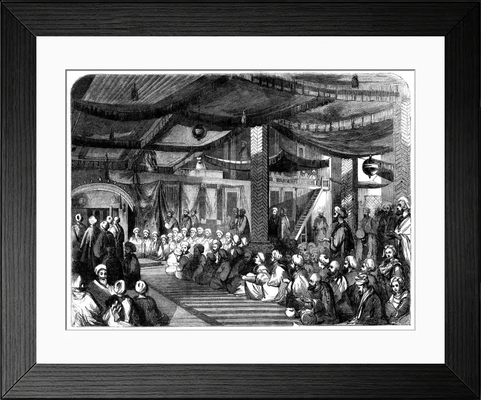 Framed Print : Shah Hamadan's Musjid, Cashmere - drawn by W. Carpenter, Jun. 1858. Creator: Unknown Framed Print : Shah Hamadan's Musjid, Cashmere - drawn by W. Carpenter, Jun. 1858. Creator: Unknown
