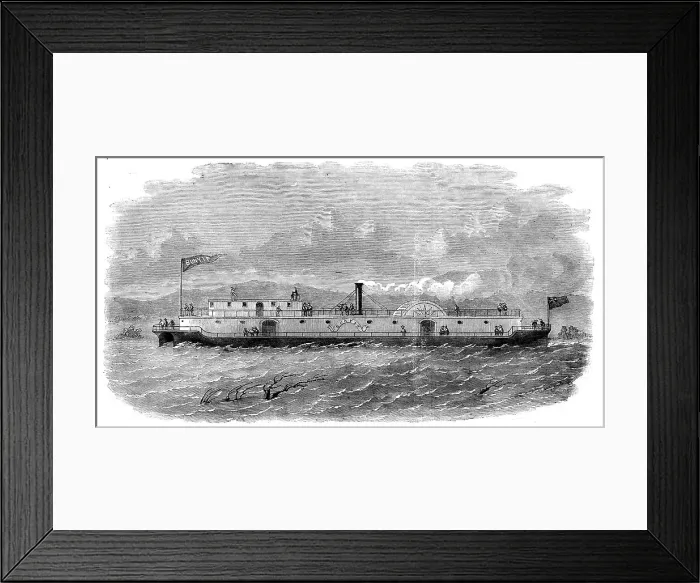 Framed Print : The Australian Twin Steamer Bunyip, 1858. Creator: Unknown. The Australian Twin Steamer Bunyip, 1858. Creator: Unknown Framed Print : The Australian Twin Steamer Bunyip, 1858. Creator: Unknown. The Australian Twin Steamer Bunyip, 1858. Creator: Unknown