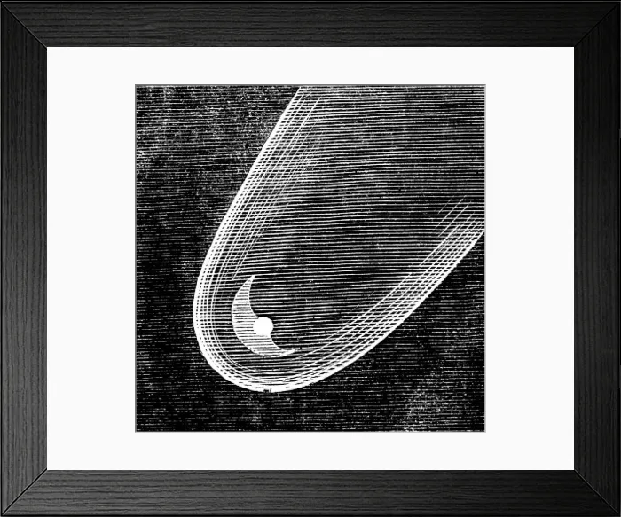 Framed Print : Telescopic Appearances of Donati's Comet, as seen from the Cambridge Observatory, Sept 21, 8pm, 1858 Creator: Unknown Framed Print : Telescopic Appearances of Donati's Comet, as seen from the Cambridge Observatory, Sept 21, 8pm, 1858 Creator: Unknown