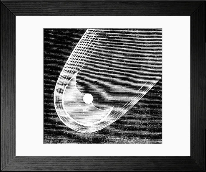 Framed Print : Telescopic Appearances of Donati's Comet, as seen from the Cambridge Observatory, Sept 24, 8pm, 1858 Creator: Unknown Framed Print : Telescopic Appearances of Donati's Comet, as seen from the Cambridge Observatory, Sept 24, 8pm, 1858 Creator: Unknown