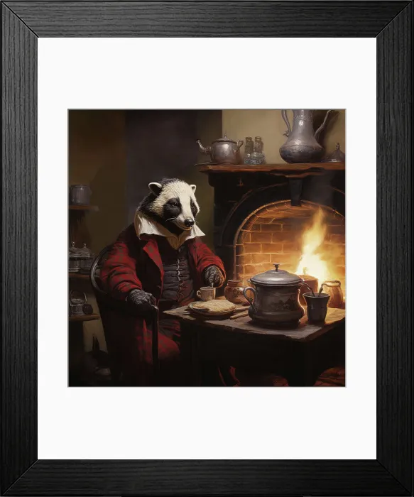 Framed Print : AI IMAGE - Badger, from The Wind in the Willows, 2023. Creator: Heritage Images. AI IMAGE - Badger, from The Wind in the Willows, 2023. Creator: Heritage Images Framed Print : AI IMAGE - Badger, from The Wind in the Willows, 2023. Creator: Heritage Images. AI IMAGE - Badger, from The Wind in the Willows, 2023. Creator: Heritage Images