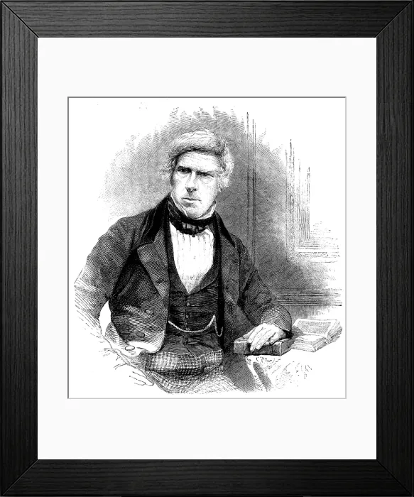 Framed Print : The Right Hon. Lord Brougham - from a photograph by Claudet, 1858. Creator: Unknown Framed Print : The Right Hon. Lord Brougham - from a photograph by Claudet, 1858. Creator: Unknown