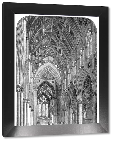 Interior of Doncaster Church, 1858. Creator: Unknown