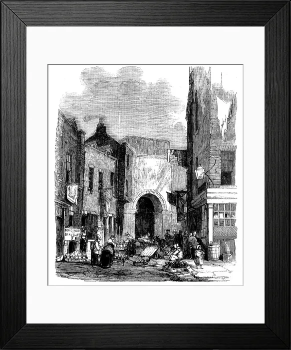 Framed Print : Water-tank in St. Giles's-in-the-Fields, 1858. Creator: Unknown Framed Print : Water-tank in St. Giles's-in-the-Fields, 1858. Creator: Unknown