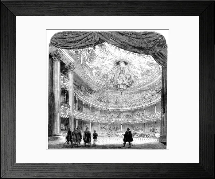 Framed Print : The New Royal Pavilion Theatre, Whitechapel-Road, 1858. Creator: Unknown Framed Print : The New Royal Pavilion Theatre, Whitechapel-Road, 1858. Creator: Unknown