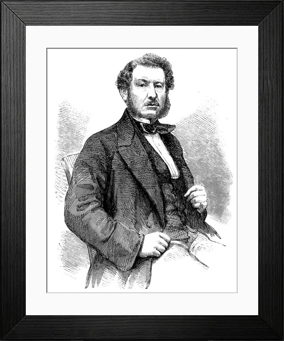Framed Print : Captain William Harrison, Commander of the Great Eastern Steam-ship, 1858. Creator: Unknown. Captain William Harrison, Commander of the Great Eastern Steam-ship, 1858. Creator: Unknown Framed Print : Captain William Harrison, Commander of the Great Eastern Steam-ship, 1858. Creator: Unknown. Captain William Harrison, Commander of the Great Eastern Steam-ship, 1858. Creator: Unknown