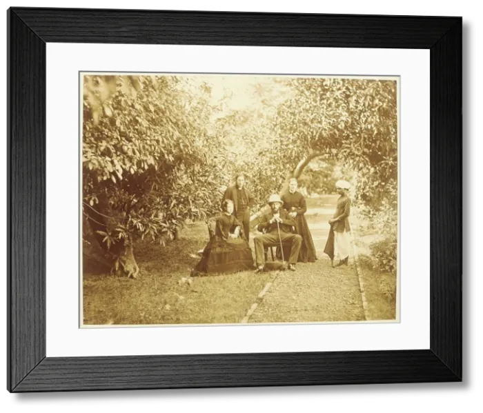 Framed Print : Untitled, c.1865. Creator: Samuel Bourne Framed Print : Untitled, c.1865. Creator: Samuel Bourne