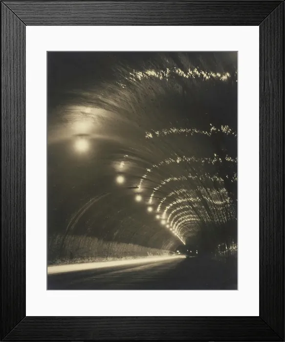 Framed Print : Tunnel of Night (image 2 of 2), c.1931. Creator: Shinsaku Izumi Framed Print : Tunnel of Night (image 2 of 2), c.1931. Creator: Shinsaku Izumi