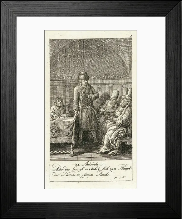 Framed Print : Original Anecdotes of Peter the Great, 1789. Creator: Daniel Nikolaus Chodowiecki Framed Print : Original Anecdotes of Peter the Great, 1789. Creator: Daniel Nikolaus Chodowiecki