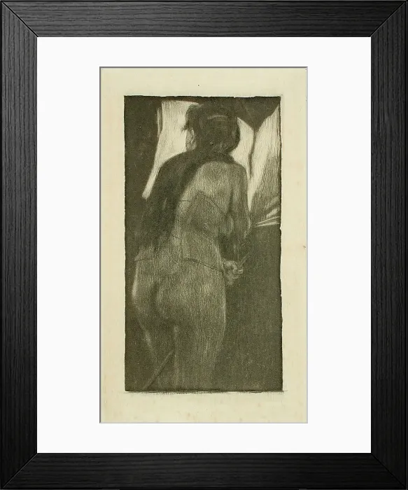 Framed Print : Petite sorcière, c1879. Creator: Félicien Rops Framed Print : Petite sorcière, c1879. Creator: Félicien Rops