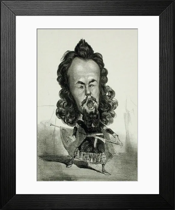 Framed Print : Depoitier, 1856. Creator: Félicien Rops Framed Print : Depoitier, 1856. Creator: Félicien Rops