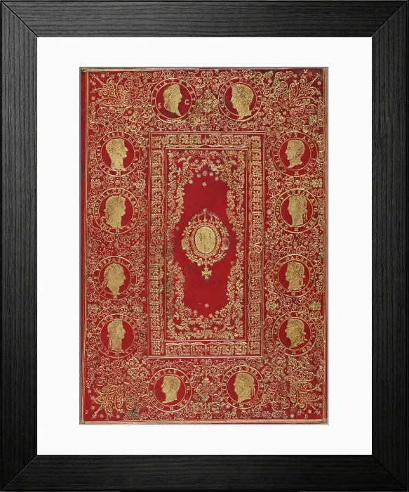 Framed Print : Cover of Facta et dicta memorabilia, 1471. Creator: Unknown. Cover of Facta et dicta memorabilia, 1471. Creator: Unknown Framed Print : Cover of Facta et dicta memorabilia, 1471. Creator: Unknown. Cover of Facta et dicta memorabilia, 1471. Creator: Unknown