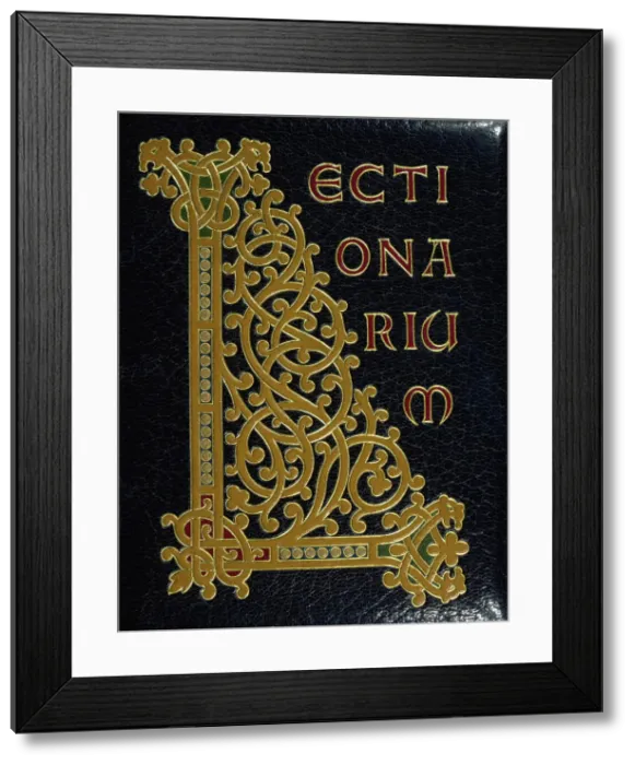 Framed Print : Cover of a lectionary, late 19th-early 20th century. Creator: Léon Gruel Framed Print : Cover of a lectionary, late 19th-early 20th century. Creator: Léon Gruel