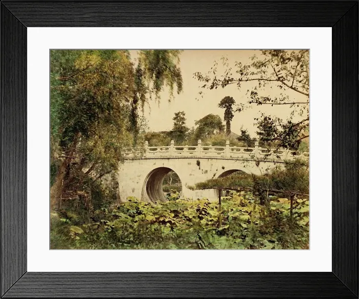 Framed Print : Spectacle Bridge of Otani, 1865. Creator: Unknown Framed Print : Spectacle Bridge of Otani, 1865. Creator: Unknown
