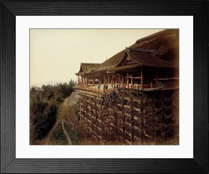 Framed Print : Kiyomizu-dera, 1865. Creator: Unknown Framed Print : Kiyomizu-dera, 1865. Creator: Unknown