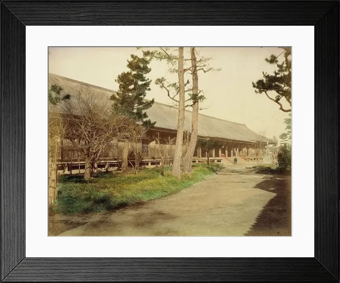 Framed Print : Sanjyu Sangendo, 1865. Creator: Unknown Framed Print : Sanjyu Sangendo, 1865. Creator: Unknown