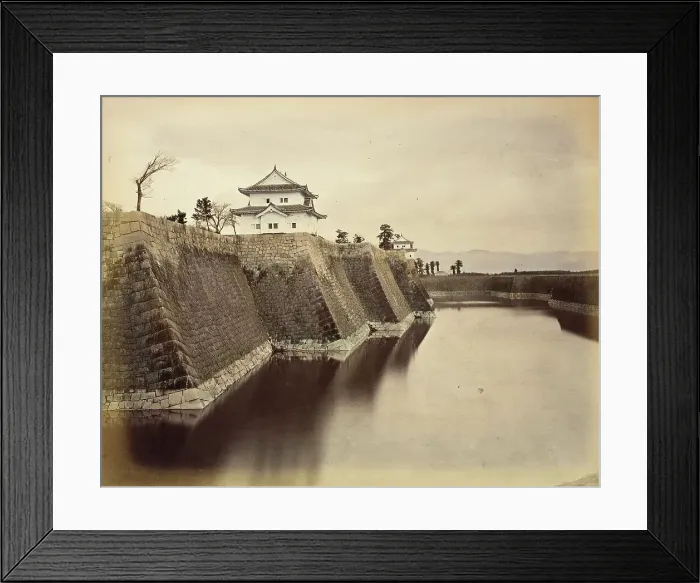 Framed Print : Osaka Castle, 1865. Creator: Unknown Framed Print : Osaka Castle, 1865. Creator: Unknown