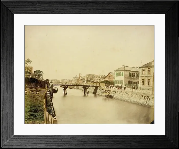 Framed Print : Yato Bashi, 1865. Creator: Unknown Framed Print : Yato Bashi, 1865. Creator: Unknown