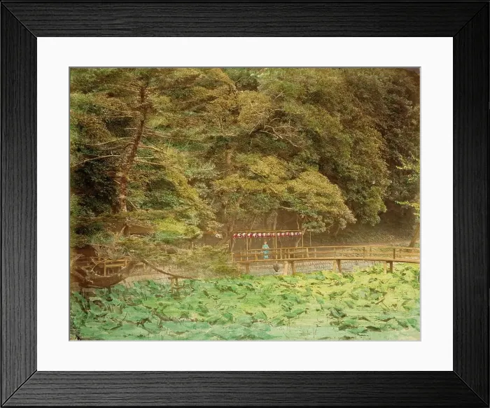 Framed Print : Benten Gardens, 1865. Creator: Unknown