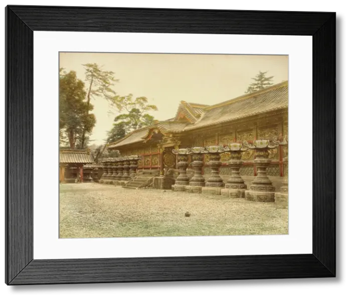 Framed Print : Yushioin Temple, 1865. Creator: Unknown Framed Print : Yushioin Temple, 1865. Creator: Unknown