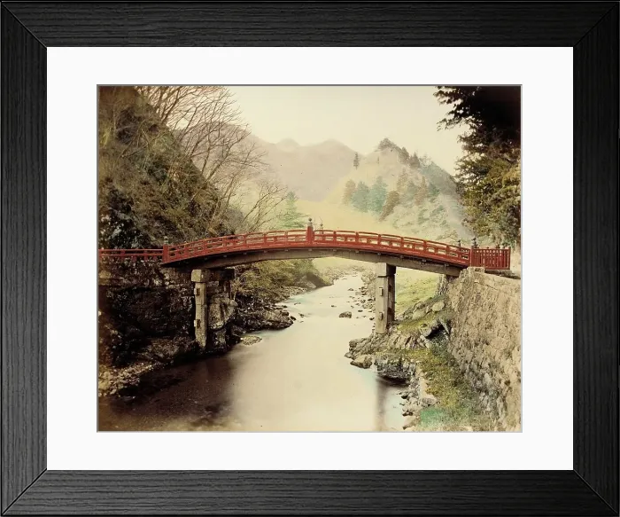 Framed Print : Sacred Bridge, 1865. Creator: Unknown Framed Print : Sacred Bridge, 1865. Creator: Unknown