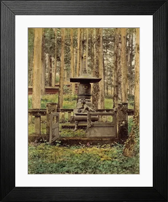Framed Print : Bronze Tomb, 1865. Creator: Unknown