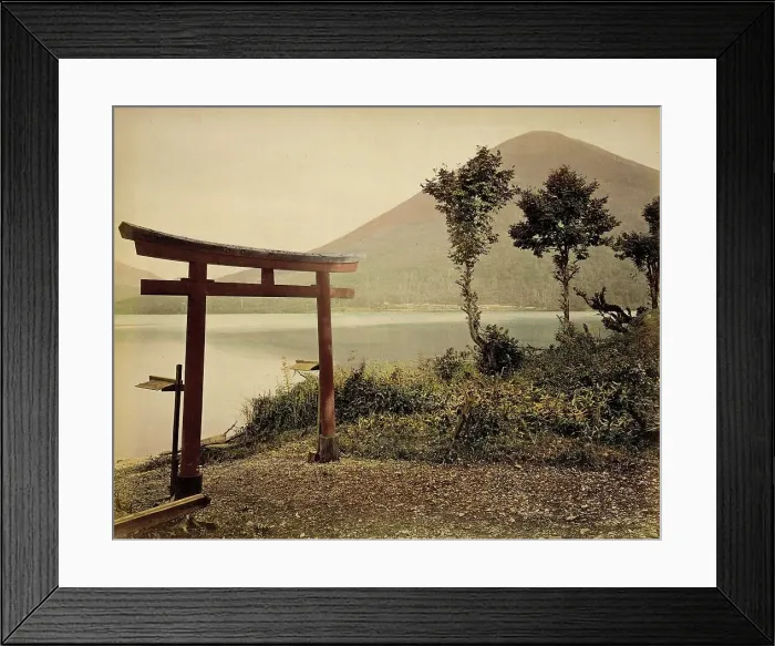 Framed Print : Chiusenji Lake, 1865. Creator: Unknown Framed Print : Chiusenji Lake, 1865. Creator: Unknown
