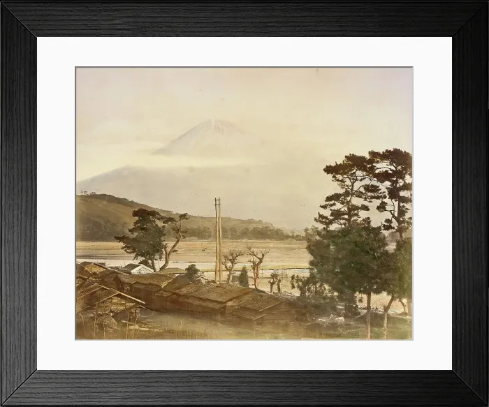 Framed Print : Tokaido Iwabuchi, 1865. Creator: Unknown Framed Print : Tokaido Iwabuchi, 1865. Creator: Unknown