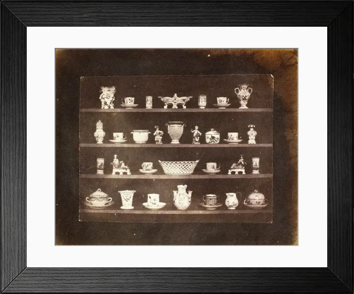 Framed Print : Articles of Porcelain, c.1844. Creator: William Henry Fox Talbot Framed Print : Articles of Porcelain, c.1844. Creator: William Henry Fox Talbot