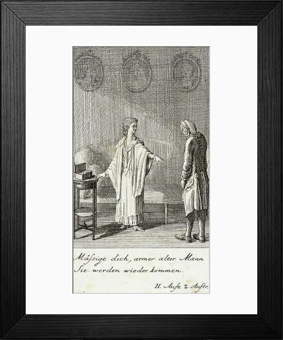 Framed Print : Plate 4 for Schiller's Intrigue and Love, 1785. Creator: Daniel Nikolaus Chodowiecki Framed Print : Plate 4 for Schiller's Intrigue and Love, 1785. Creator: Daniel Nikolaus Chodowiecki