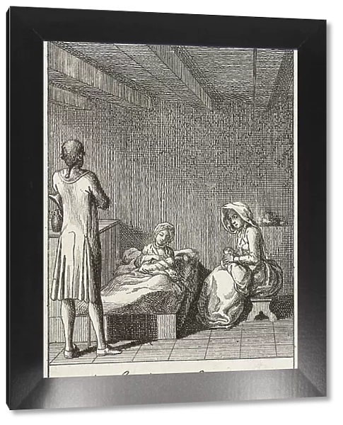 Plate 9 for Thomas Smollett's The Adventures of Peregrine Pickle, 1785. Creator: Daniel Nikolaus Chodowiecki