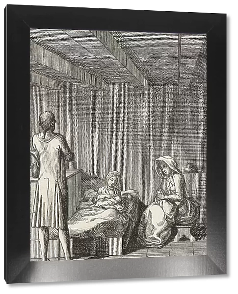 Plate 10 for Thomas Smollett's The Adventures of Peregrine Pickle, 1785. Creator: Daniel Nikolaus Chodowiecki