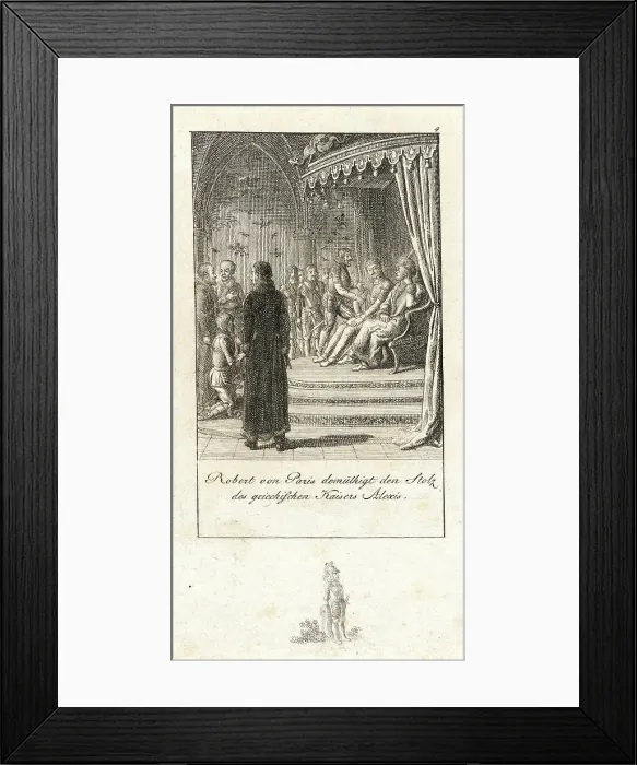 Framed Print : Illustration for History of the First Crusades, 1800. Creator: Daniel Nikolaus Chodowiecki Framed Print : Illustration for History of the First Crusades, 1800. Creator: Daniel Nikolaus Chodowiecki