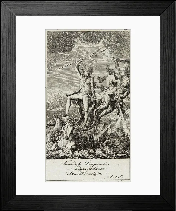 Framed Print : Blumauer's Aeneide, 1789. Creator: Daniel Nikolaus Chodowiecki Framed Print : Blumauer's Aeneide, 1789. Creator: Daniel Nikolaus Chodowiecki