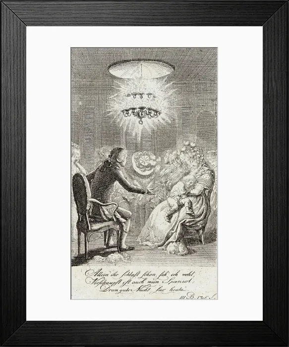 Framed Print : Blumauer's Aeneide, 1789. Creator: Daniel Nikolaus Chodowiecki Framed Print : Blumauer's Aeneide, 1789. Creator: Daniel Nikolaus Chodowiecki