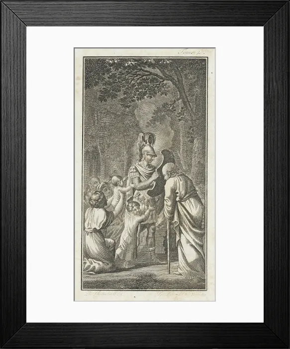Framed Print : Illustration for the Works of J.P.C. Florian, 1796. Creator: Daniel Nikolaus Chodowiecki Framed Print : Illustration for the Works of J.P.C. Florian, 1796. Creator: Daniel Nikolaus Chodowiecki
