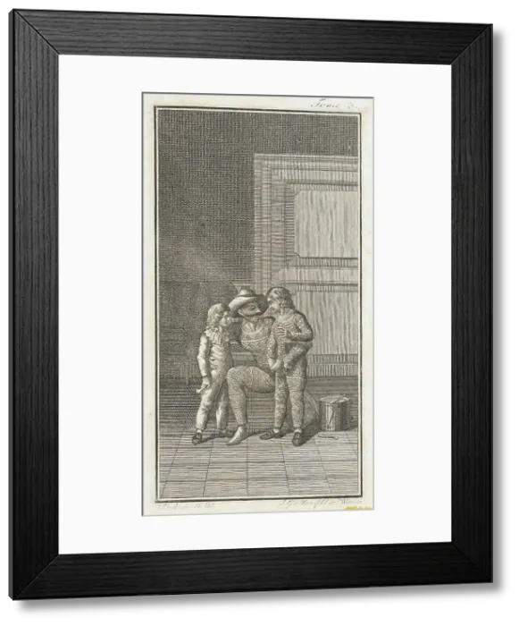 Framed Print : Illustration for the Works of J.P.C. Florian, 1796. Creator: Daniel Nikolaus Chodowiecki Framed Print : Illustration for the Works of J.P.C. Florian, 1796. Creator: Daniel Nikolaus Chodowiecki