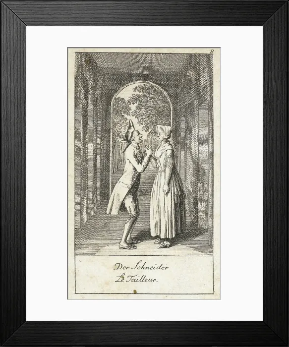 Framed Print : Illustration for Wedding Proposals, 1780. Creator: Daniel Nikolaus Chodowiecki Framed Print : Illustration for Wedding Proposals, 1780. Creator: Daniel Nikolaus Chodowiecki