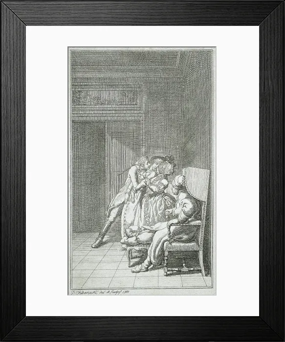 Framed Print : Illustration for Philip von Freudenthal, 1781. Creator: Daniel Nikolaus Chodowiecki Framed Print : Illustration for Philip von Freudenthal, 1781. Creator: Daniel Nikolaus Chodowiecki