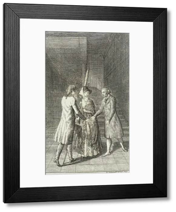 Framed Print : Illustration for Becker's Almanac for 1799, c1799. Creator: Daniel Nikolaus Chodowiecki Framed Print : Illustration for Becker's Almanac for 1799, c1799. Creator: Daniel Nikolaus Chodowiecki