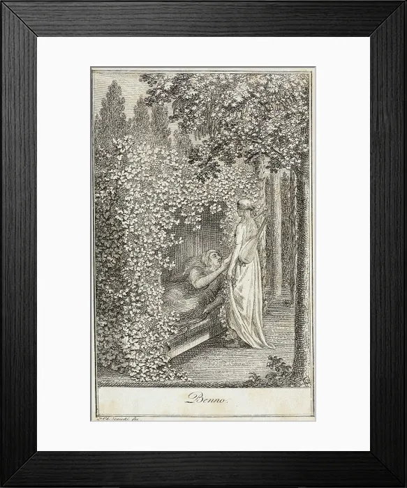 Framed Print : Illustration for Becker's Almanac for 1800, c1800. Creator: Daniel Nikolaus Chodowiecki Framed Print : Illustration for Becker's Almanac for 1800, c1800. Creator: Daniel Nikolaus Chodowiecki