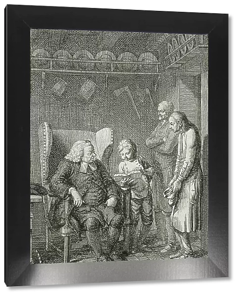 Title Vignette for Stilling's Adolescent Years, 1778. Creator: Daniel Nikolaus Chodowiecki