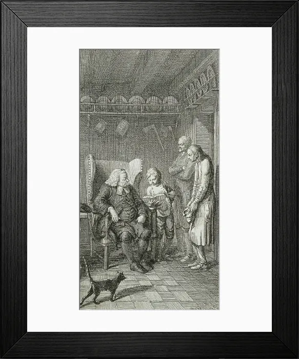 Framed Print : Title Vignette for Stilling's Adolescent Years, 1778. Creator: Daniel Nikolaus Chodowiecki Framed Print : Title Vignette for Stilling's Adolescent Years, 1778. Creator: Daniel Nikolaus Chodowiecki