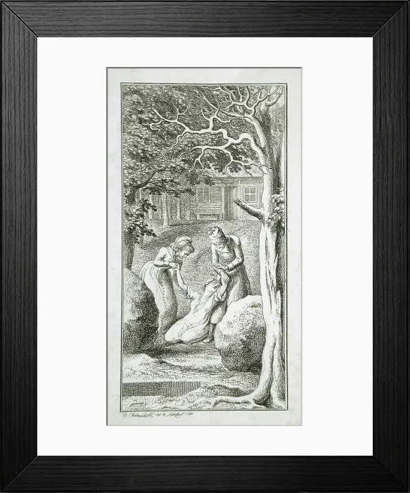 Framed Print : Illustration for Wezel's Wilhelmine Arend, 1781. Creator: Daniel Nikolaus Chodowiecki Framed Print : Illustration for Wezel's Wilhelmine Arend, 1781. Creator: Daniel Nikolaus Chodowiecki