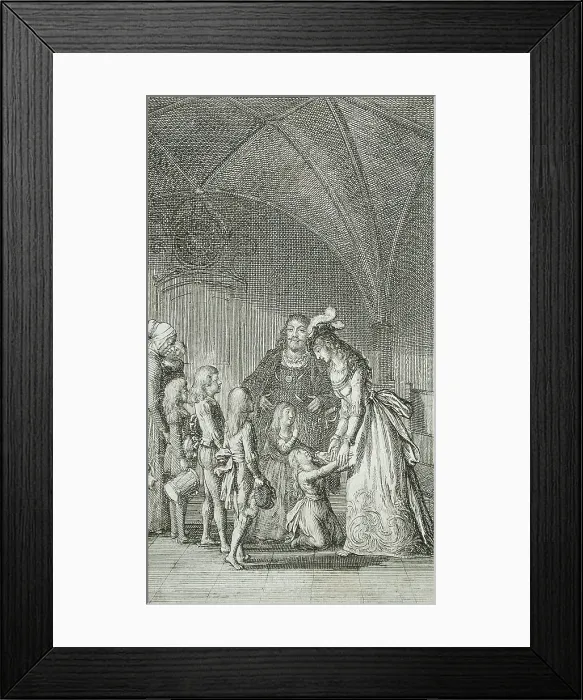 Framed Print : Title Page for W.G. Becker's Beatrice Cenci, c1794. Creator: Daniel Nikolaus Chodowiecki Framed Print : Title Page for W.G. Becker's Beatrice Cenci, c1794. Creator: Daniel Nikolaus Chodowiecki